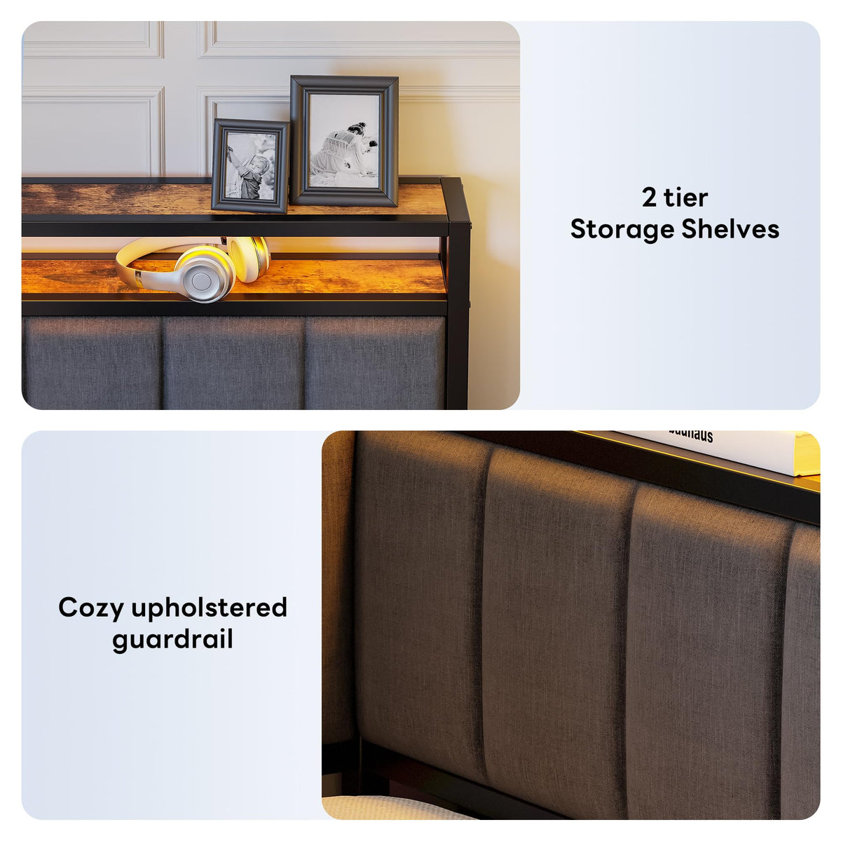 Black Full Daybed with Trundle C210587