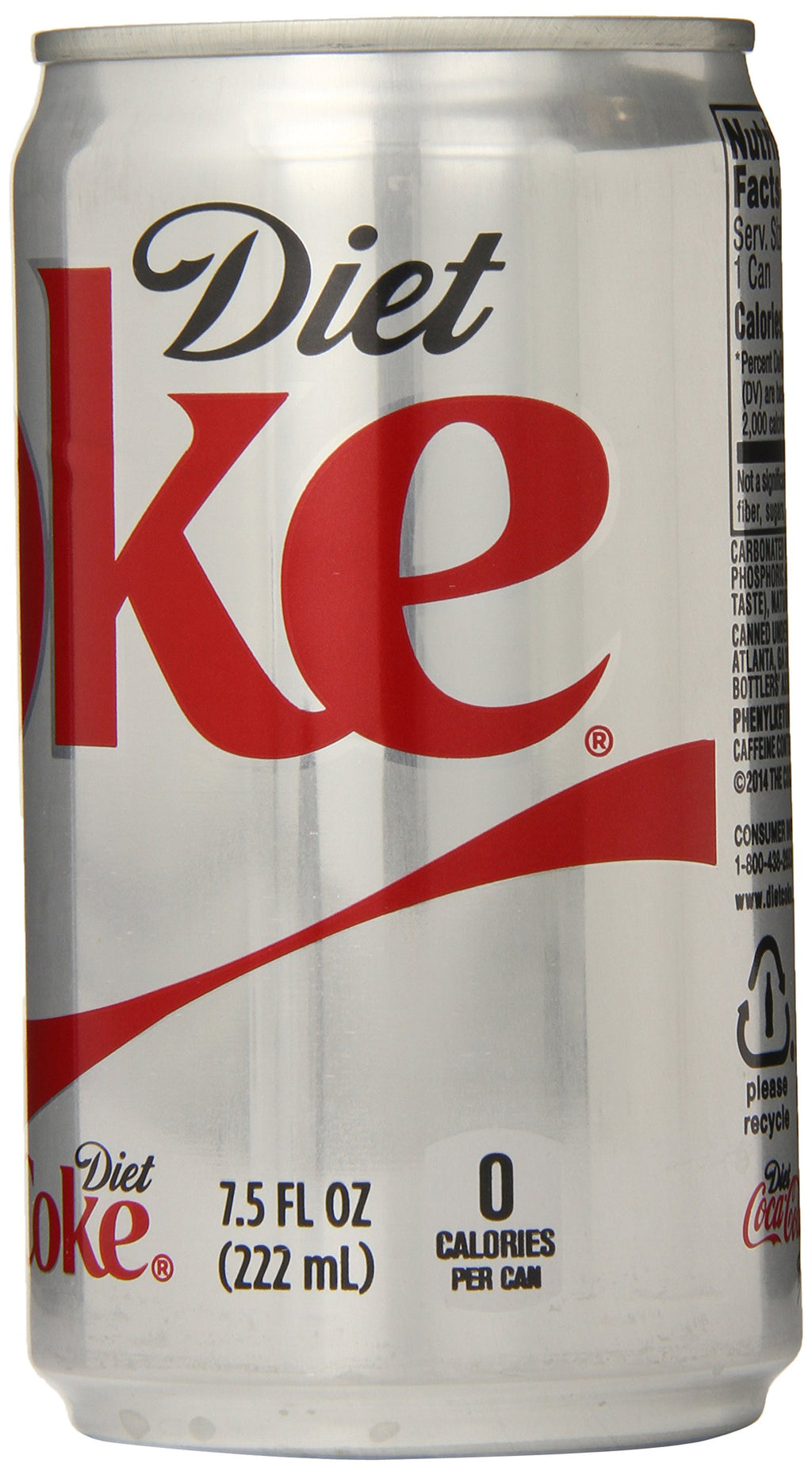 Diet Coke Mini-Cans, 7.5 fl oz (Pack of 24) E259395