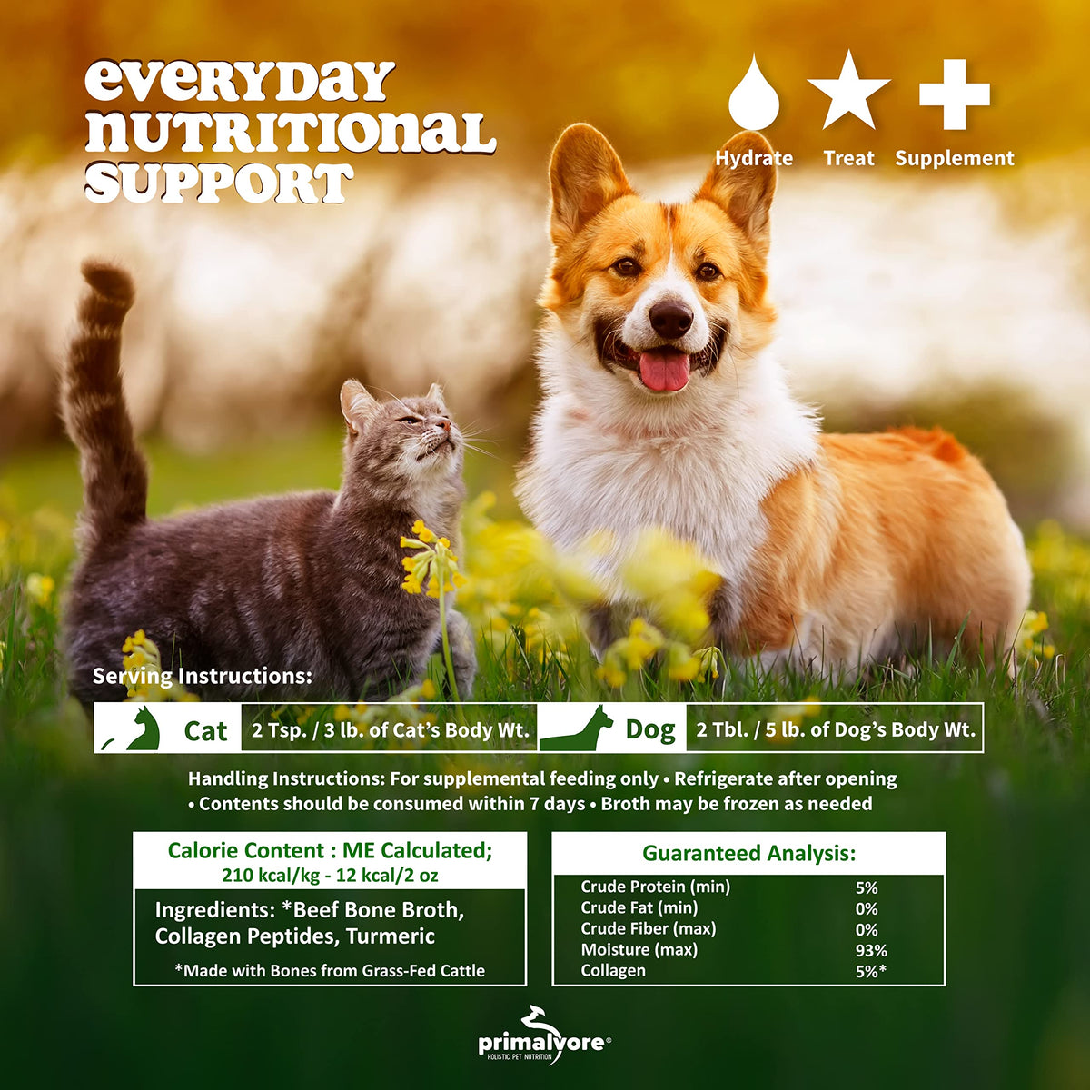 Chicken Bone Broth for Dogs & Cats L29395
