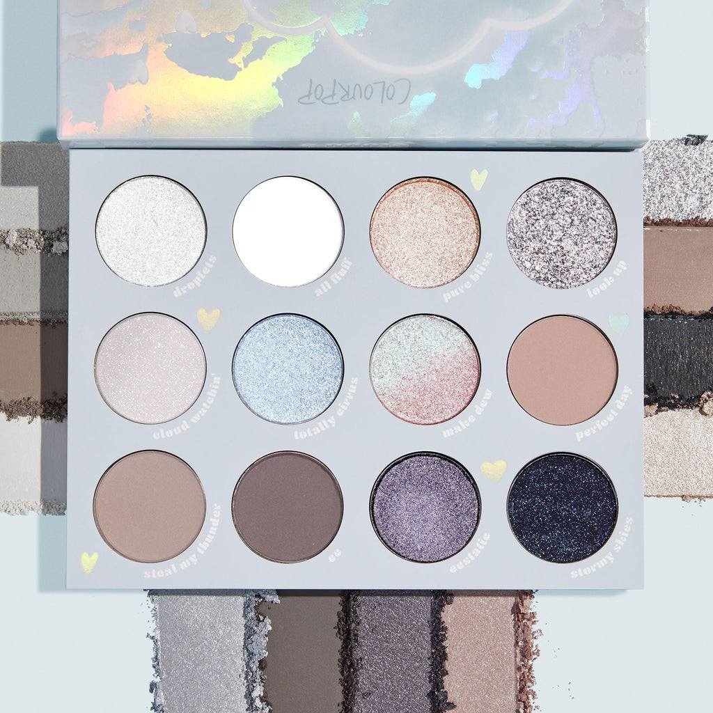 Matte Metallic Glitter Eyeshadow Palette 0.49 oz R838966