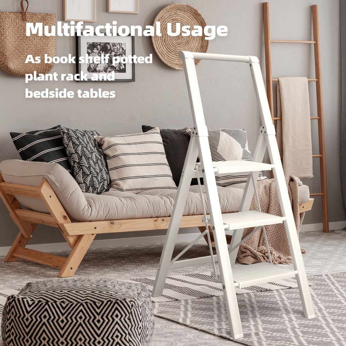 Aluminum 3 Step Ladder U368679