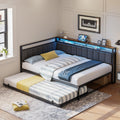 Black Full Daybed with Trundle C210587